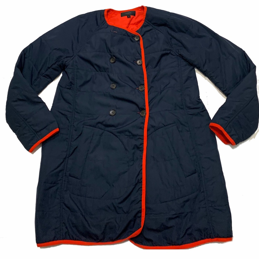 J. Crew reversible puffer coat jacket